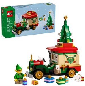 New!LEGO Festive Post Delivery Truck Building Set